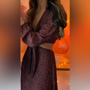 Resa xs chocolate leopard dress